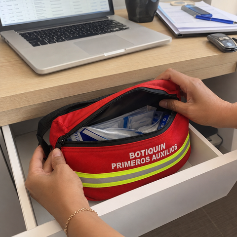 Kit de emergencia en la oficina