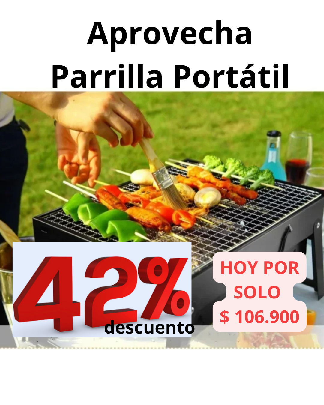 PARRILLA ASADOR PORTÁTIL
