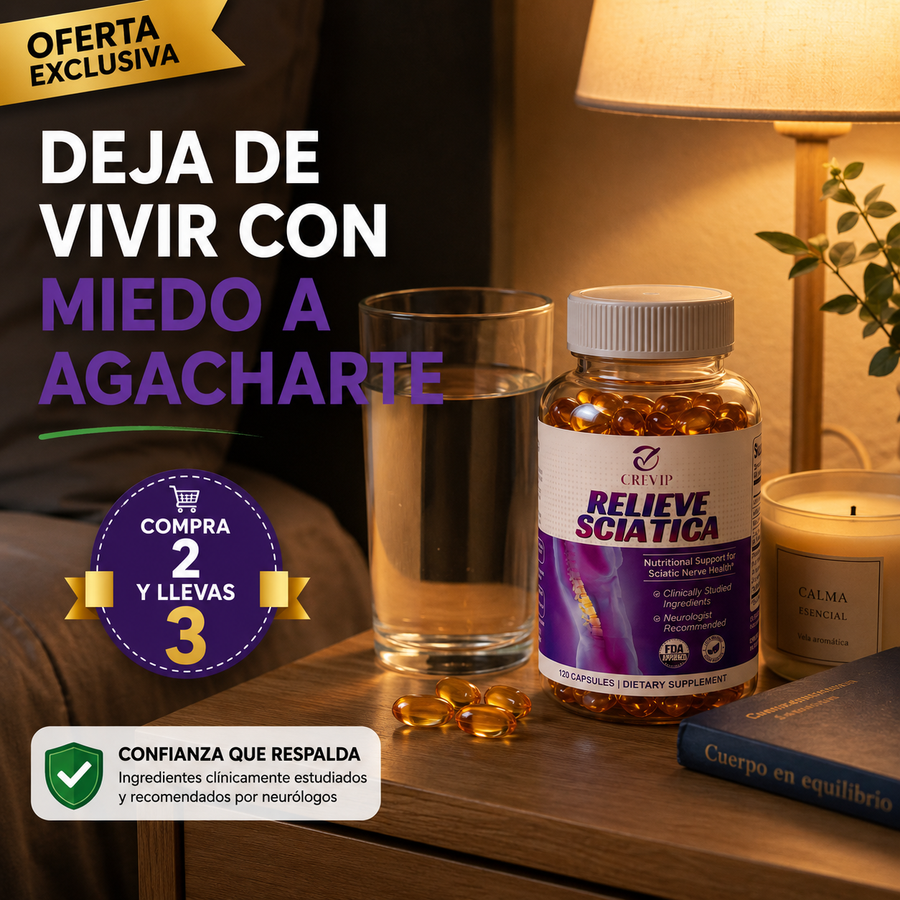 Soporte nutricional para el nervio ciático