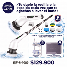 Cepillo Eléctrico Multiusos 9 en 1