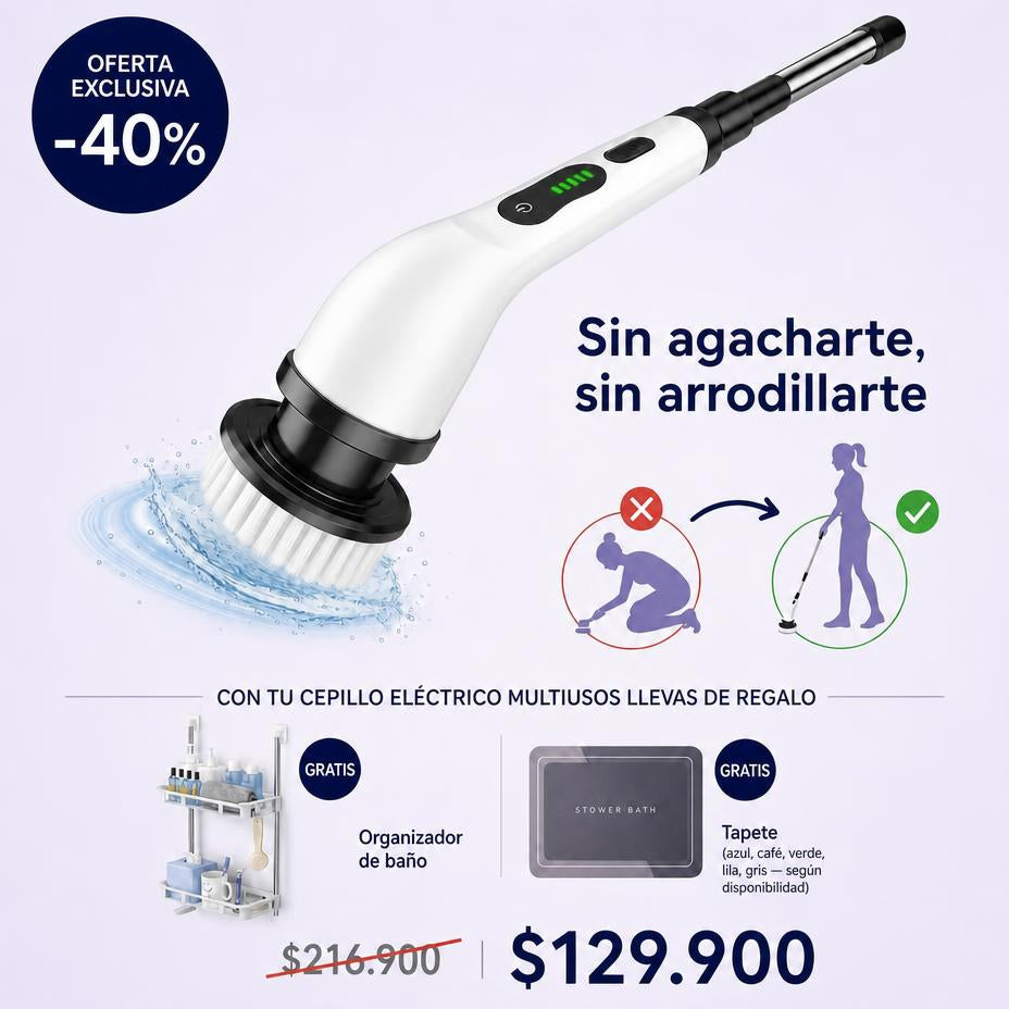 Cepillo Eléctrico Multiusos 9 en 1