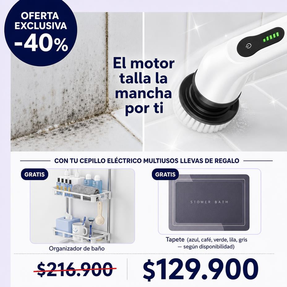 Cepillo Eléctrico Multiusos 9 en 1