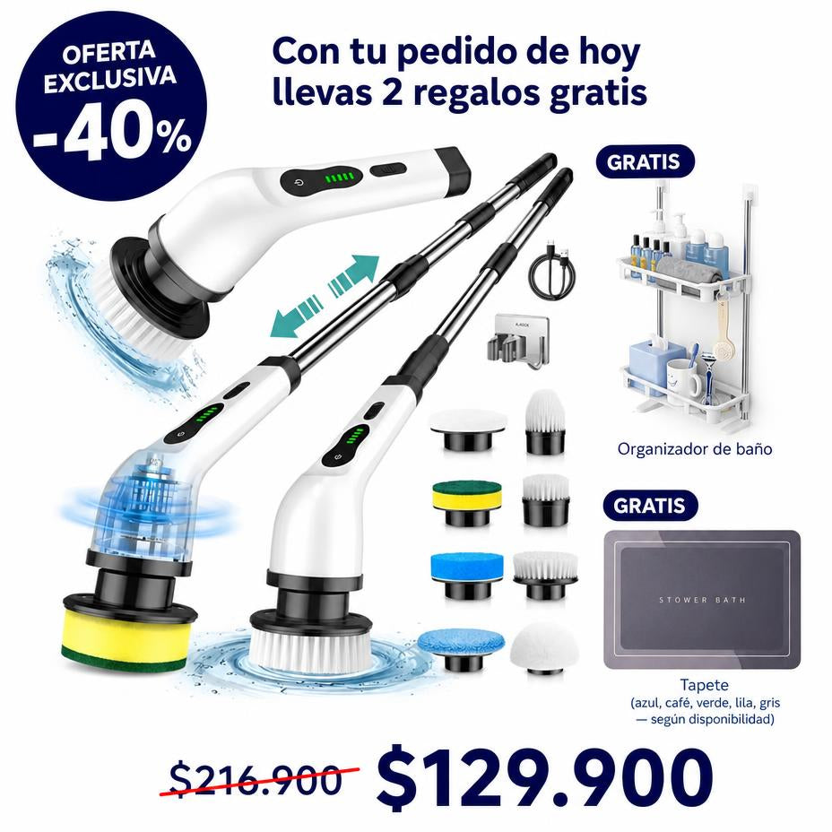 Cepillo Eléctrico Multiusos 9 en 1