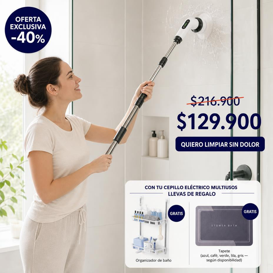 Cepillo Eléctrico Multiusos 9 en 1