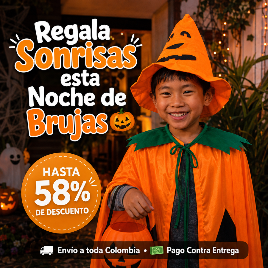 CAPA+ SOMBRERO CALABAZA - REGALEMOS SONRISAS