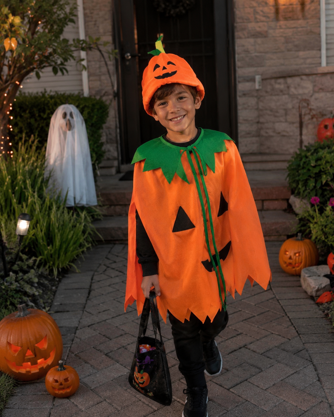 Disfraz de calabaza para niños