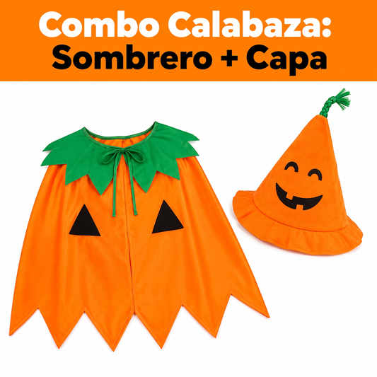 CAPA+ SOMBRERO CALABAZA - REGALEMOS SONRISAS