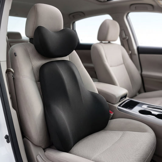 Set de cojines para carro sobre el asiento