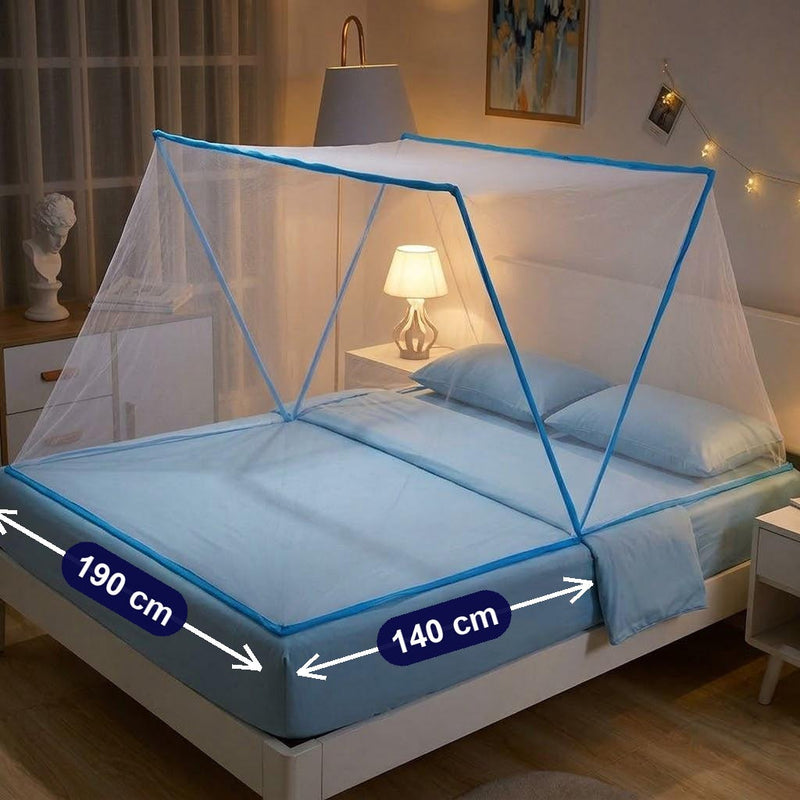 Toldillo plegable cama 140 x 190 cm con medidas