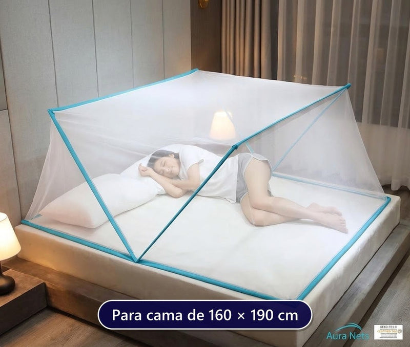 Toldillo mosquitero plegable para cama de 160 x 190 cm