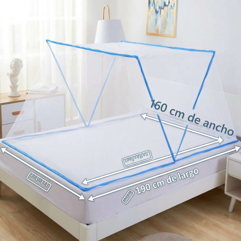 Toldillo plegable: 160 cm de ancho y 190 cm de largo